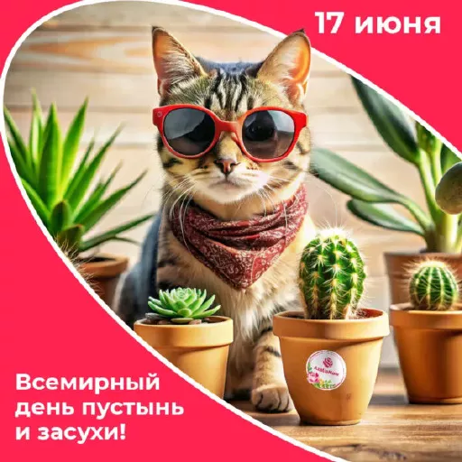 Красивые домашнее цветы на День пустынь и засухи