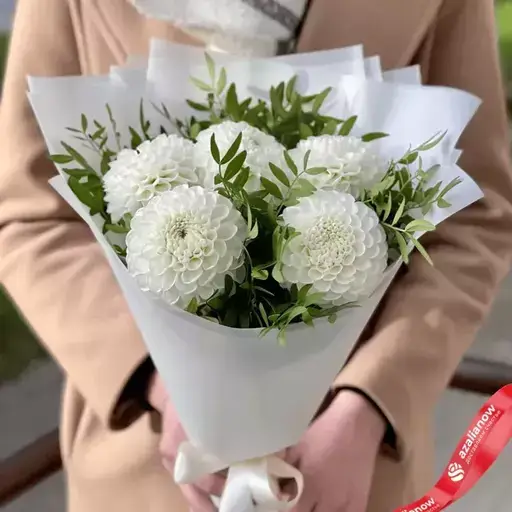 Белые георгины …, или Любит — не любит