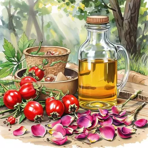 Масло из лепестков шиповника
