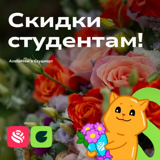 Скидки для студентов от AzaliaNow и сервиса «Студмарт»
