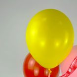 Маленькое фото 4: Композиция из 3 шаров с гелием, 30 см, красный, желтый, розовый