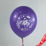 Маленькое фото 4: Шар с гелием «1 Сентября. Здравствуй школа», фиолетовый, 30 см