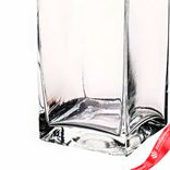 Маленькое фото 5: Ваза «Квадратная Амстердам», стекло, 10 см x 26 см, прозрачный
