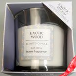 Маленькое фото 2: Свеча в стакане «Exotic Wood» ароматическая (стекло), H7,5хD7см