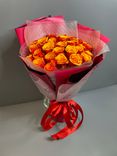 Фото флориста 5: Акция! Букет из 29 оранжевых роз «Тигренок»
