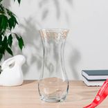 Маленькое фото 1: Ваза «Абстракция золото-серебро», 25,5 см x 11 см