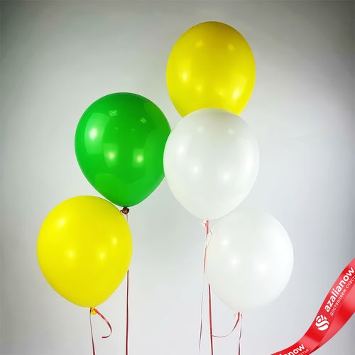 Композиция из 5 шаров с гелием, 30 см, вар. 31