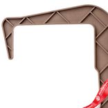 Маленькое фото 5: Держатель для балконного ящика (пластик), 2,5хН23см, серый-коричневый