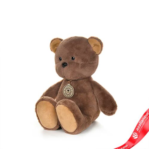 Игрушка «Медвежонок с медалькой», 25 см, коричневый
