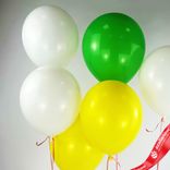 Маленькое фото 2: Композиция из 6 шаров с гелием, 30 см, вар. 4