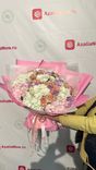 Фото флориста 4: Огромный шикарный букет из хризантем, гвоздик, роз и гортензий