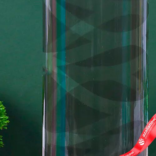 Фото 5: Ваза «Вернисаж», дымка, трубка 107, d-10 см, h-30 см, v-2100 мл