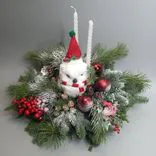 Фото флориста 1: Новогодняя композиция №9