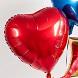 Маленькое фото 4: Композиция из 3 шаров с гелием, 1 сердце и 2 звезды