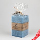 Маленькое фото 1: Свеча-квадрат «Йоркшир» (40 часов, пальмовый воск), 7x7xH12см, голубой