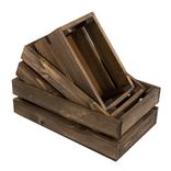 Маленькое фото 4: Набор ящиков 3шт. (дерево), 30,5х18,5х9см, палисандр
