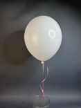Фото флориста 5: Шар с гелием, 30 см, белый, пастель
