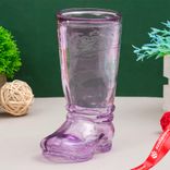 Маленькое фото 1: Ваза «Ботфорт», сиреневая, 18,5х8,5х11 см, 0,46 л 1562