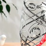 Маленькое фото 4: Ваза «Ажурная», винтаж, d-7,5 см, h=26 см, v=1,8 л