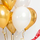 Маленькое фото 3: Композиция из 7 шаров с гелием, 30 см, вар.17
