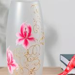 Маленькое фото 4: Ваза Flora «Золотой вьюн», d=7.5 см, h=26х10 см