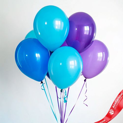 Композиция из 7 шаров с гелием, 30 см, вар. 24