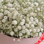 Маленькое фото 5: Букет из 9 гипсофил в розовой коробке