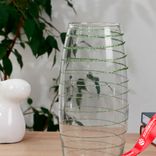Маленькое фото 2: Ваза FLORA «Серпантин», d-8 см, 11,5х26 см