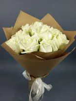 Фото флориста 6: Акция! Букет из 9 белых роз «Любимый»