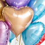 Маленькое фото 3: Композиция из 7 шаров с гелием «Сердца»
