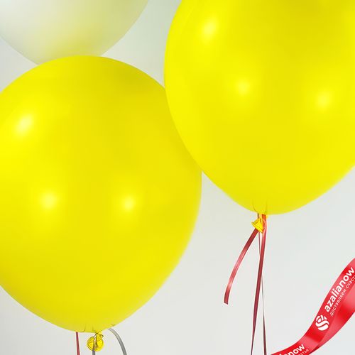 Фото 5: Композиция из 5 шаров с гелием, 30 см, вар. 27