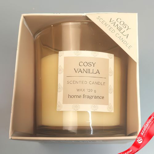 Фото 2: Свеча в стакане «Cosy Vanilla» ароматическая (стекло), H7,5хD7см