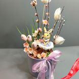 Маленькое фото 1: Композиция «Девочка кролик»
