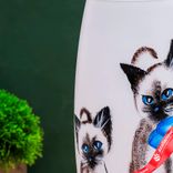 Маленькое фото 3: Ваза «Кошечки», d-7,5 см, 11х25 см