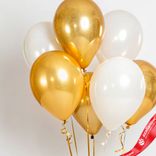 Маленькое фото 2: Композиция из 7 шаров с гелием, 30 см, вар.17