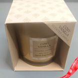 Маленькое фото 4: Свеча в стакане «Cosy Vanilla» ароматическая (стекло), H7,5хD7см