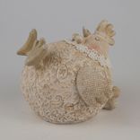 Маленькое фото 1: Сувенир Курица полирезин, H10,5x11x12,5см, бежевый