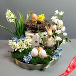 Маленькое фото 1: Композиция «Секрет пасхального зайца»
