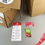 Маленькое фото 4: Букет из 9 кустовых розовых хризантем в крафте, Ромашка, Голландия