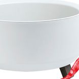 Маленькое фото 3: Кашпо со вставкой «Грация Прайм» (пластик), D22xH12,5см, 2,25л, белый
