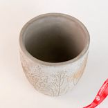 Маленькое фото 2: Кашпо (бетон), D13xH14см, серый