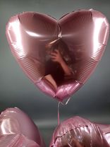 Фото флориста 4: Шар с гелием «Сердце» розовый мир, 48 см