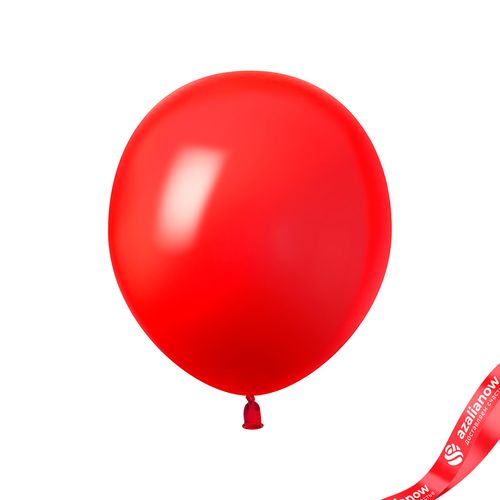 Шар с гелием, 30 см, королевский красный, пастель