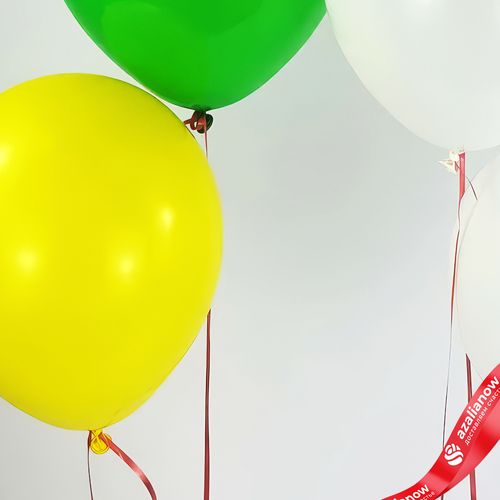 Фото 5: Композиция из 5 шаров с гелием, 30 см, вар. 31