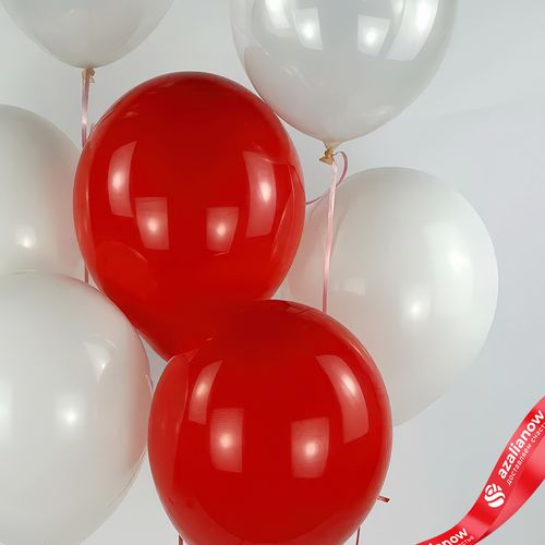 Фото 3: Композиция из 7 шаров с гелием, 30 см, вар. 25