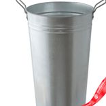 Маленькое фото 2: Ваза с ручками «Металл», 21 см x 40 см, серый