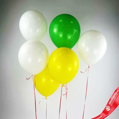 Композиция из 6 шаров с гелием, 30 см, вар. 4