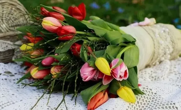 Букет ко дню рождения фото