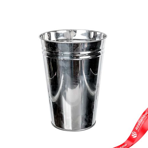 Ваза «Металл», 21 см x 29 см, серый