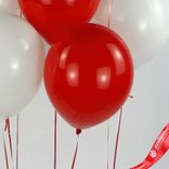 Маленькое фото 5: Композиция из 7 шаров с гелием, 30 см, вар. 25
